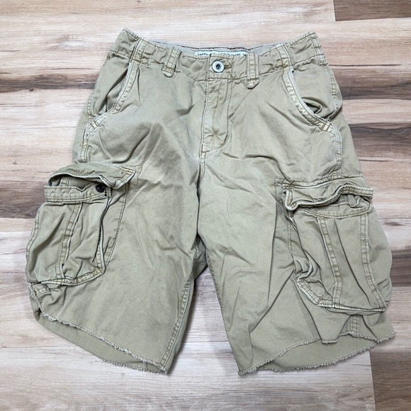 American Eagle Outfitters Other - American Eagle Outfitters Mens Cargo Shorts Size 28 Longboard Cotton Cutoffs